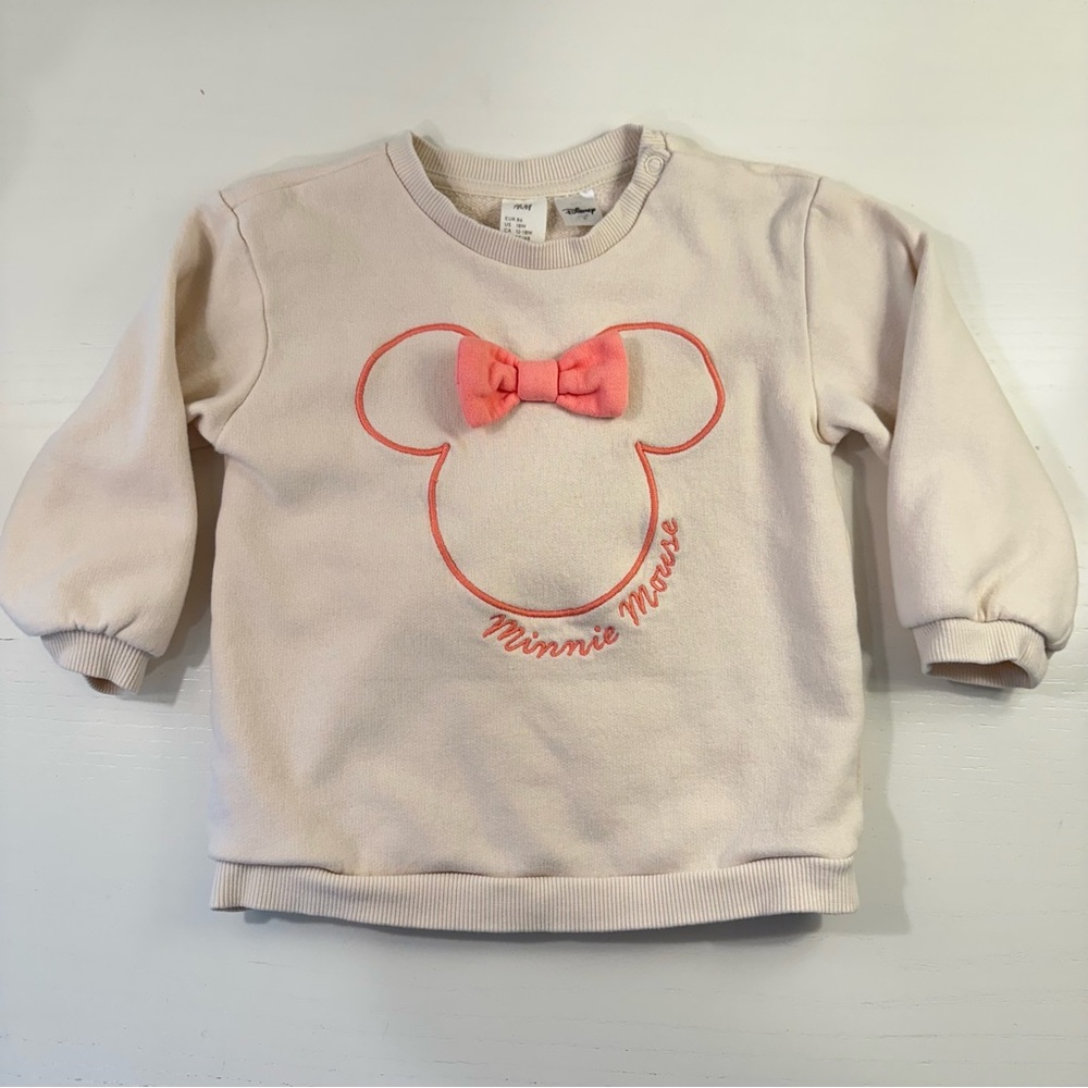 Disney x H&M Minnie Mouse Sweatshirt 18M